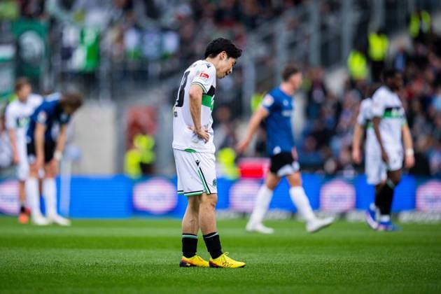 28 02 2026 Soccer, 2025 2026, 2 Bundesliga, 24 Matchday, DSC Arminia Bielefeld Hannover 96 Daisuke Yokota Hannover DFL REGULATIONS PROHIBIT ANY USE OF PHOTOGRAPHS AS IMAGE SEQUENCES AND OR QUASI VIDEO