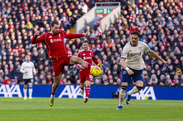Football - FA Premier League - Liverpool FC v West Ham United FC LIVERPOOL, ENGLAND - Saturday, February 28, 2026: Liverpool s Dominik Szoboszlai during the FA Premier League match between Liverpool FC and West Ham United FC at Anfield. (Photo by David Rawcliffe Propaganda) LIVERPOOL Anfield MERSEYSIDE ENGLAND  Copyright: xDavidxRawcliffex P2026-02-28-Liverpool_West_Ham-27