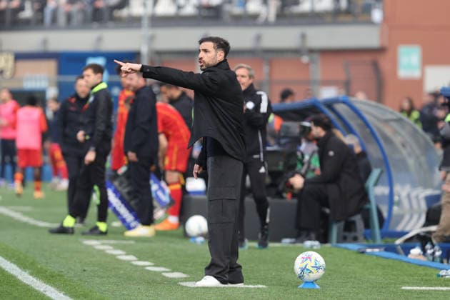 Como™s head coach Cesc Fabregas during the Serie A soccer match between Como and Lecce at the Giuseppe Sinigaglia stadium in Como, north Italy - February 28, 2026 - Soccer.  Copyright: xAntonioxSaia LaPressex