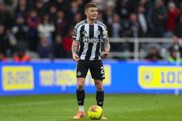 Newcastle United v Everton, Premier League Kieran Trippier Of Newcastle United during the Newcastle United v Everton Premier League match at St. James Park, Newcastle Upon Tyne, England on 28 February 2026 Credit: Lee Keuneke Every Second Media Editorial use only. All images are copyright Every Second Media Limited. No images may be reproduced without prior permission. All rights reserved. Premier League and Football League images are subject to licensing agreements with Football DataCo Limited. see https: www.football-dataco.com Copyright: xIMAGO EveryxSecondxMediax ESM-1827-0137 LeexKeunekex xEveryxSecondxMediax