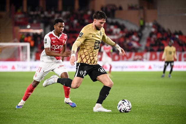 AS Monaco v Angers SCO - Ligue 1 McDonald s 2025 2026 21 Jordan LEFORT (sco) - 31 Ansu FATI (asm) during the Ligue 1 McDonald s match between Monaco and Angers at Stade Louis II on February 28, 2026 in Monaco, Monaco. Monaco Monaco  Copyright: xFEPx 776348302