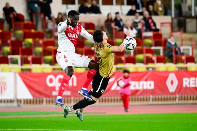 FOOTBALL : AS Monaco VS Angers SCO - Ligue 1 McDonald s - 28 02 2026 Jordan Teze (ASM) - Ligue 1 McDonald s match between AS Monaco and Angers SCO on February 28, 2026 at the Louis II Stadium in Monaco MonacoMonaco  Copyright: xWilliamxCannarellax