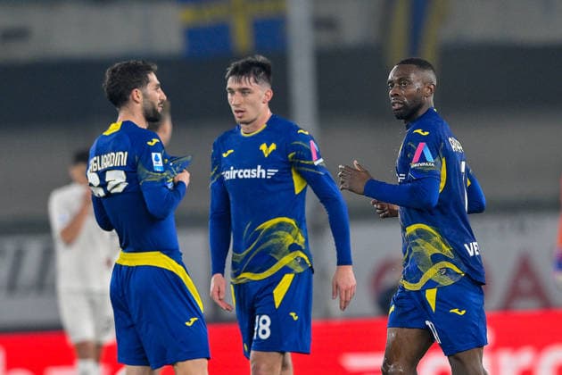 Foto IPP Maurilio Boldrini Verona 28.02.26 Calcio Campionato di Serie A 2025 2026 Hellas Verona - Napoli nella foto jean Daniel Akpa Akpro Italy Photo Press Worldwide Copyright italy ITALY  Copyright: xR4924_italyphotopressx
