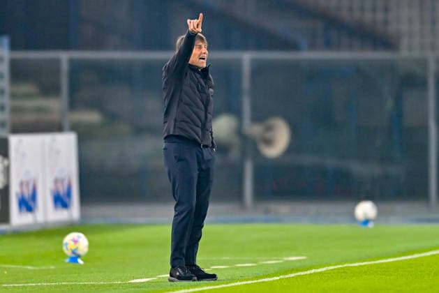CALCIO - Serie A - Hellas Verona FC vs SSC Napoli Napoli s Head Coach Antonio Conte gestures during Hellas Verona FC vs SSC Napoli, Italian soccer Serie A match in Verona, Italy, February 28 2026 Verona Italy  Copyright: xIPAxSport ABACAx