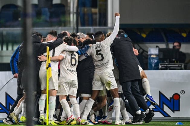 CALCIO - Serie A - Hellas Verona FC vs SSC Napoli SSC Napoli celebrates after scoring a goal during Hellas Verona FC vs SSC Napoli, Italian soccer Serie A match in Verona, Italy, February 28 2026 Verona Italy  Copyright: xIPAxSport ABACAx