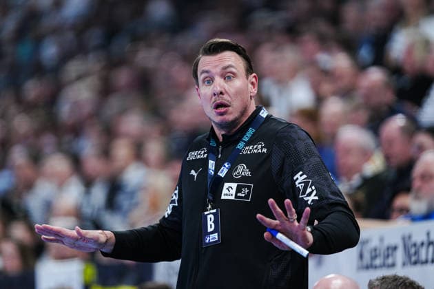 Filip Jicha THW Kiel, Coach GER, THW Kiel vs VfL Gummersbach, Handball, 1 Bundesliga, Matchday 23, Season 2025 2026, 28 02 2026 GER, THW Kiel vs VfL Gummersbach, Handball, 1 Bundesliga, Matchday 23, Season 2025 2026, 28 02 2026 Kiel Copyright: xEibner-Pressefoto MarcelxvonxFehrnx EP_MFN