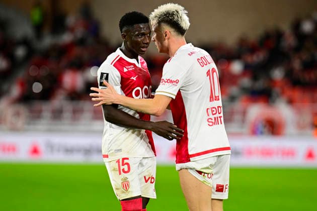 FOOTBALL : AS Monaco VS Angers SCO - Ligue 1 McDonald s - 28 02 2026 Lamine Camara (ASM) - Ligue 1 McDonald s match between AS Monaco and Angers SCO on February 28, 2026 at the Louis II Stadium in Monaco MonacoMonaco  Copyright: xWilliamxCannarellax