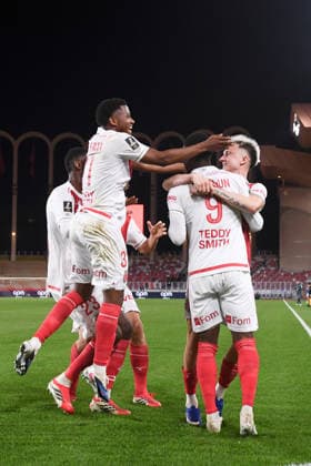 AS Monaco v Angers SCO - Ligue 1 McDonald s 2025 2026 10 Aleksandr GOLOVIN (asm) - 31 Ansu FATI (asm) during the Ligue 1 McDonald s match between Monaco and Angers at Stade Louis II on February 28, 2026 in Monaco, Monaco. Monaco Monaco  Copyright: xFEPx 776348302