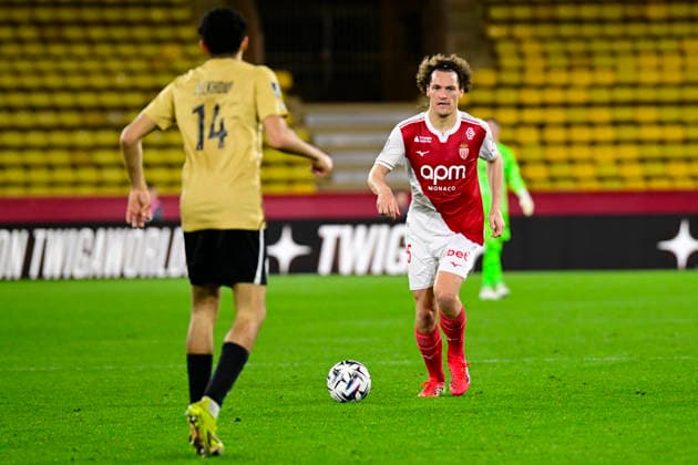 FOOTBALL : AS Monaco VS Angers SCO - Ligue 1 McDonald s - 28 02 2026 Wout Faes (ASM) - Ligue 1 McDonald s match between AS Monaco and Angers SCO on February 28, 2026 at the Louis II Stadium in Monaco MonacoMonaco  Copyright: xWilliamxCannarellax