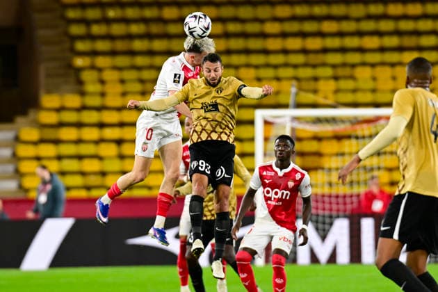 FOOTBALL : AS Monaco VS Angers SCO - Ligue 1 McDonald s - 28 02 2026 Haris Belkebla (SCO) - Ligue 1 McDonald s match between AS Monaco and Angers SCO on February 28, 2026 at the Louis II Stadium in Monaco MonacoMonaco  Copyright: xWilliamxCannarellax