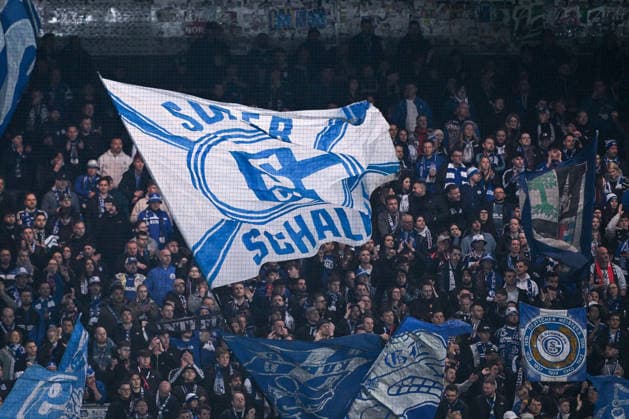 28 02 2026, Football, 2 Bundesliga, Season 2025 2026, 24 Matchday, SpVgg Greuther Fürth FC Schalke 04, Fans FC Schalke 04 xRHR PHOTO YYx Copyright: KROEGER RHR-FOTOx RHR-FOTO YY