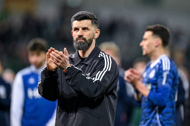 28 02 2026, Football, 2 Bundesliga, Season 2025 2026, Matchday 24, SpVgg Greuther Fürth FC Schalke 04, Coach Miron Muslic FC Schalke 04 xRHR PHOTO YYx Copyright: KROEGER RHR-FOTOx RHR-FOTO YY