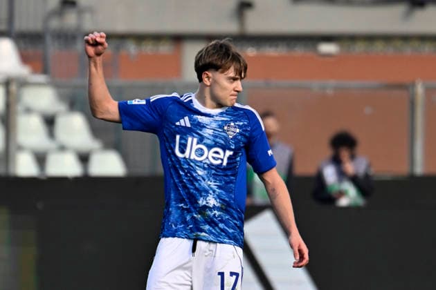 JESUS RODRIGUEZ CARABALLO, Como, Serie A 2025-26, Como-Lecce 3-1, azione, action, esultanza, jubel, joy, celebration SERIE A 2025-26 COMO-LECCE 3-1