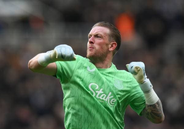 Jordan Pickford goalkeeper for Everton celebrates after full time Newcastle United v Everton, Premier League, Football, St James Park, Newcastle, UK - 28 Feb 2026Newcastle St James Park United Kingdom EDITORIAL USE ONLY No use with unauthorised audio, video, data, fixture lists, club league logos or live services. Online in-match use limited to 120 images, no video emulation. No use in betting, games or single club league player publications.  Copyright: xRichardxLee Shutterstockx 16708426cd