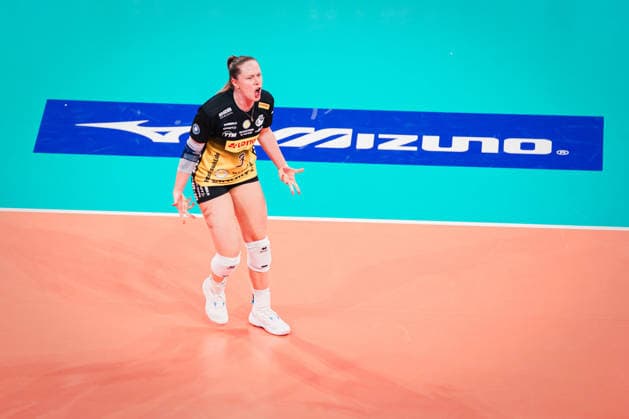 DVV Pokal VfB Suhl Lotto Thüringen Allianz MTV Stuttgart 28 02 2026 Lara Nagels VfB Suhl LOTTO Thüringen, 3 jubelt Volleyball, Zoi DVV Pokalfinale VfB Suhl LOTTO Thüringen vs Allianz MTV Stuttgart on 28 02 2026 at SAP Arena, Mannheim Copyright: xBEAUTIFULxSPORTS Tonhäuserx