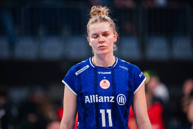 DVV Cup VfB Suhl Lotto Thüringen Allianz MTV Stuttgart 28 02 2026 Pauline Martin 11, Allianz MTV Stuttgart Volleyball, Zoi DVV Cup Final VfB Suhl LOTTO Thüringen vs Allianz MTV Stuttgart on 28 02 2026 at the SAP Arena, Mannheim Copyright: xBEAUTIFULxSPORTS Tonhäuserx