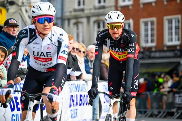 Kuurne Brussel Kuurne 2026 Cycling Race KUURNE, BELGIUM - MARCH 01 : Wellens Tim (BEL) of UAE Team Emirates XRG before the start of the race during the 78th edition of Kuurne Brussel Kuurne an UCI ProSeries 1.Pro one day cycling road race for Men Elite of 194km with start in Kortrijk and finish in Kuurne on March 1, 2026 in Kuurne, Belgium, 01 03 2026 ( Motordriver Kenny Verfaillie - Kuurne Belgium  Copyright: xTomasxSiskx