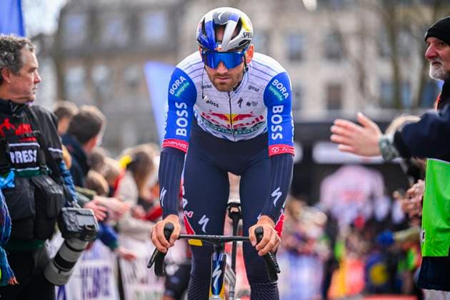 Kuurne Brussel Kuurne 2026 Cycling Race KUURNE, BELGIUM - MARCH 01 : Meeus Jordi (BEL) of Red Bull BORA Hansgrohe before the start of the race during the 78th edition of Kuurne Brussel Kuurne an UCI ProSeries 1.Pro one day cycling road race for Men Elite of 194km with start in Kortrijk and finish in Kuurne on March 1, 2026 in Kuurne, Belgium, 01 03 2026 ( Motordriver Kenny Verfaillie - Kuurne Belgium  Copyright: xTomasxSiskx
