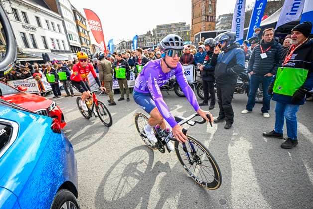 Kuurne Brussel Kuurne 2026 Cycling Race KUURNE, BELGIUM - MARCH 01 : Ackermann Pascal (GER) of Team Jayco AlUla before the start of the race during the 78th edition of Kuurne Brussel Kuurne an UCI ProSeries 1.Pro one day cycling road race for Men Elite of 194km with start in Kortrijk and finish in Kuurne on March 1, 2026 in Kuurne, Belgium, 01 03 2026 ( Motordriver Kenny Verfaillie - Kuurne Belgium  Copyright: xTomasxSiskx
