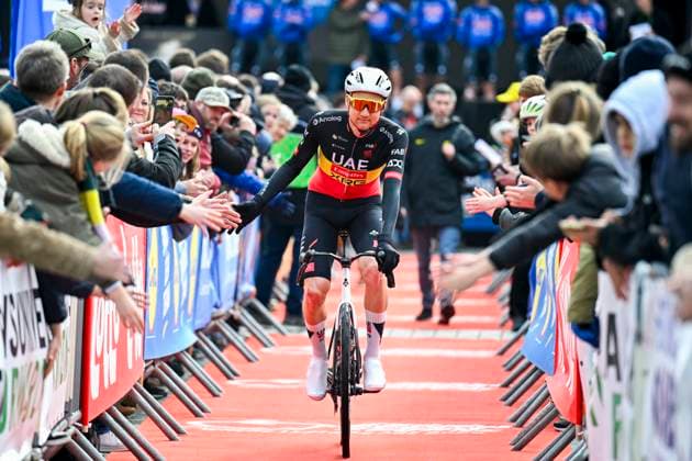Kuurne Brussel Kuurne 2026 Cycling Race KUURNE, BELGIUM - MARCH 01 : Wellens Tim (BEL) of UAE Team Emirates XRG before the start of the race during the 78th edition of Kuurne Brussel Kuurne an UCI ProSeries 1.Pro one day cycling road race for Men Elite of 194km with start in Kortrijk and finish in Kuurne on March 1, 2026 in Kuurne, Belgium, 01 03 2026 ( Motordriver Kenny Verfaillie - Kuurne Belgium  Copyright: xTomasxSiskx