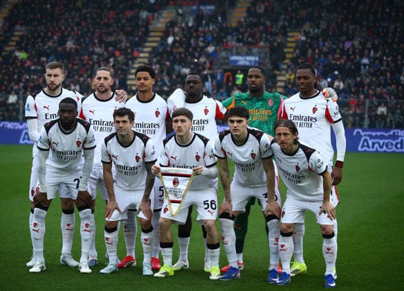 Milan FORMAZIONE during the Serie A soccer match between Cremonese and Milan at the Giovanni Zini in Cremona, north west Italy - Domenica , 1 Marzo 2026. - Soccer .  Copyright: xAlbertoxMariani LaPressex