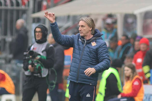 March 1, 2026, Cremona: US Cremonese s Davide Nicola Head Coach gestures during the italian soccer,Serie A match between US Cremonese vs AC Milan on March 01, 2026 at the Giovanni Zini stadium in Cremona, Italy. ANSA Serie A: Cremonese-Milan  - ZUMAa110 20260301_zaf_a110_099 Copyright: xDavidexCasentinix