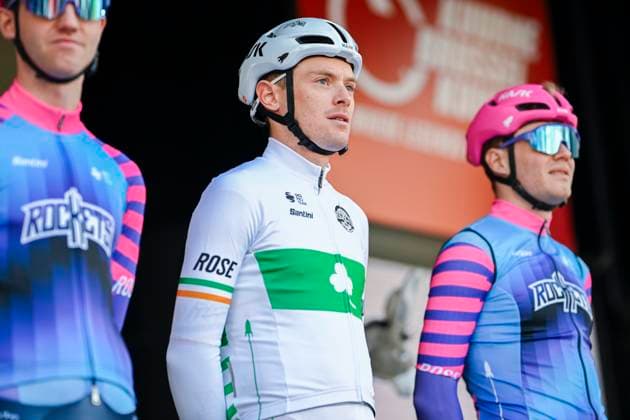 Kuurne Brussel Kuurne 2026 Cycling Race KUURNE, BELGIUM - MARCH 01 : Townsend Rory (IRL) of Unibet Rose Rockets pictured during the 78th edition of Kuurne Brussel Kuurne an UCI ProSeries 1.Pro one day cycling road race for Men Elite of 194 km with start in Kortrijk and finish in Kuurne on March 1, 2026 in Kuurne, Belgium, 01 03 2026 ( Motordriver Kenny Verfaillie - Kuurne Belgium  Copyright: xNicoxVereeckenx