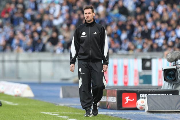 01 03 2026, xtgx, Soccer 2 Bundesliga Hertha BSC Berlin 1 FC Nuernberg emspor, v l Miroslav Klose Nuernberg, coach thoughtful DFL DFB REGULATIONS PROHIBIT ANY USE OF PHOTOGRAPHS as IMAGE SEQUENCES and or QUASI VIDEO Berlin