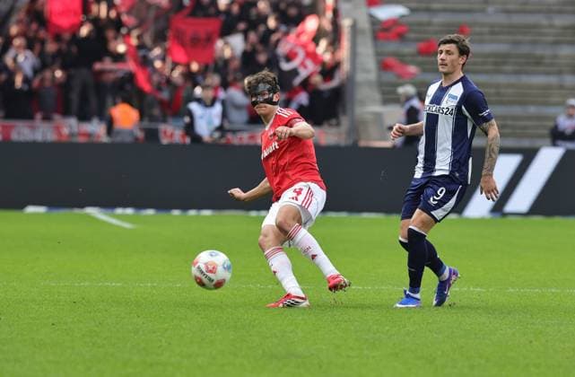 01 03 2026 Soccer Season 2025 2026 2 Soccer Bundesliga 24 Matchday Hertha BSC Berlin HBSC 1 FC Nürnberg FCN Club Sportfoto Zink DaMa xdaxmax DFL regulations prohibit any use of photographs as image sequences and or quasi video only for editorial use Fabio Gruber 4, 1 FC Nürnberg FCN Dawid Kownacki 9, Hertha BSC Berlin