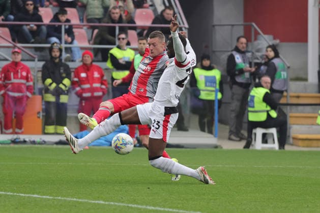Cremonese s Jamie Vardy during the Serie A soccer match between Cremonese and Milan at the Giovanni Zini Stadium in Cremona Italy - Sunday, march 1 2026 - Soccer .  Copyright: xAlbertoxMariani LaPressex