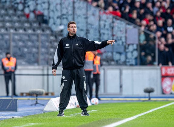Soccer, Men, Season 2025 2026, 2 Bundesliga 24 Matchday , Hertha BSC 1 FC Nürnberg, Coach Miroslav Klose Nürnberg , 01 03 2026, Copyright: xSebastianxRäppold MatthiasxKochx