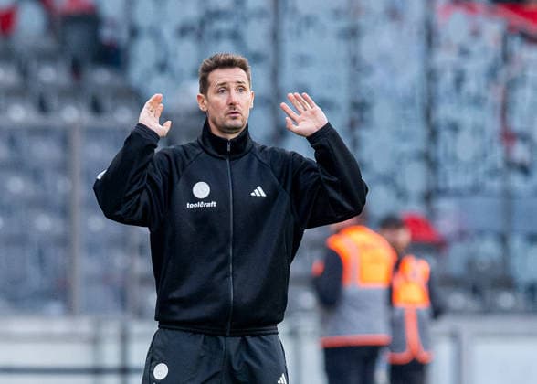 Soccer, Men, Season 2025 2026, 2 Bundesliga 24 Matchday , Hertha BSC 1 FC Nürnberg, Coach Miroslav Klose Nürnberg , 01 03 2026, Copyright: xSebastianxRäppold MatthiasxKochx