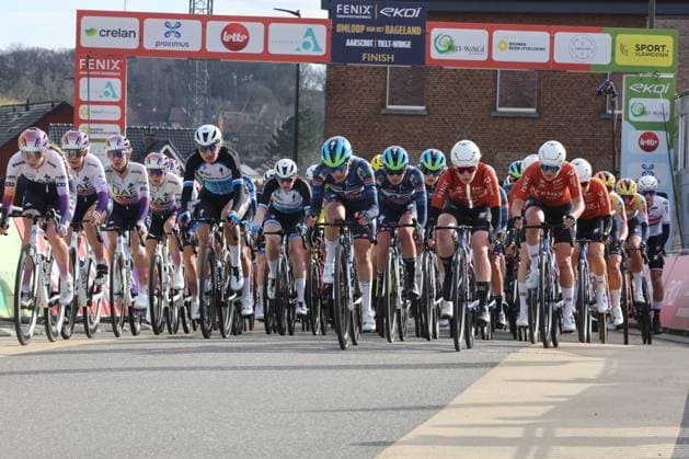 Fenix - Ekoï Omloop van het Hageland AARSCHOT TIELT - WINGE, Belgium 01 03 2026 Illustration picture of the peloton Pictured during the Fenix - Ekoï Omloop van het Hageland on 01 March 2026 ( Picture by Gianni Barbieux Photo News ). Gent Belgium  Copyright: xGiannixBarbieuxx