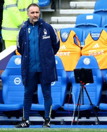 Nottingham Forest Manager Vitor Pereira. Brighton and Hove Albion v Nottingham Forest, Premier League, Football, American Express Community Stadium, Brighton, UK - 01 Mar 2026Brighton American Express Community Stadi United Kingdom EDITORIAL USE ONLY No use with unauthorised audio, video, data, fixture lists, club league logos or live services. Online in-match use limited to 120 images, no video emulation. No use in betting, games or single club league player publications. Copyright: xJamesxMarsh Shutterstockx 16708839w