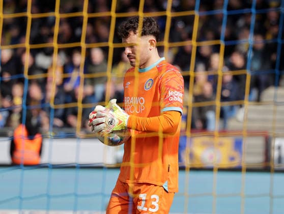 Goalkeeper Elhan Kastrati Eintracht Braunschweig Football, Men, Season 2025 2026 2 BL, Eintracht Stadion, Eintracht Braunschweig vs SC Preussen Muenster DFL REGULATIONS PROHIBIT ANY USE OF PHOTOGRAPHS AS IMAGE SEQUENCES AND OR QUASI VIDEO
