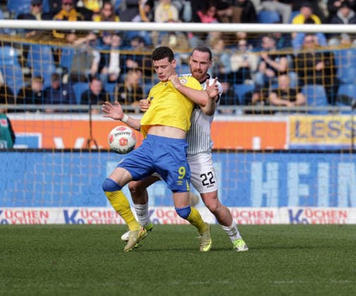 Jannis Heuer SC Preussen Muenster , Erencan Yardimci Eintracht Braunschweig Football, Men, Season 2025 2026 2 BL, Eintracht Stadion, Eintracht Braunschweig vs SC Preussen Muenster DFL REGULATIONS PROHIBIT ANY USE OF PHOTOGRAPHS AS IMAGE SEQUENCES AND OR QUASI VIDEO