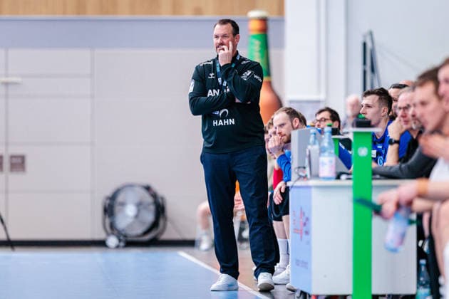 Misha Kaufmann TVB Stuttgart, Coach GER, GWD Minden vs TVB Stuttgart, Handball, 1 Bundesliga, Matchday 23, Season 2025 2026, 01 03 2026 GER, GWD Minden vs TVB Stuttgart, Handball, 1 Bundesliga, Matchday 23, Season 2025 2026, 01 03 2026 Minden Copyright: xEibner-Pressefoto JanxRollingerx EP_JSK
