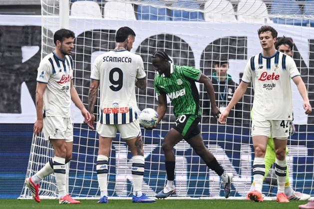 Db Reggio Emilia 01 03 2026 - campionato di calcio Serie A Sassuolo-Atalanta foto Daniele Buffa Image nella foto: esultanza gol Ismael Kone 
