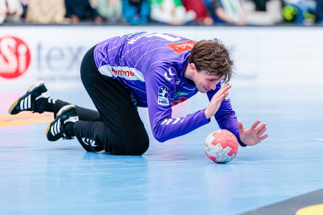 Malte Semisch GWD Minden, 01 aergert sich regt sich auf GER, GWD Minden vs TVB Stuttgart, Handball, 1 Bundesliga, 23 Spieltag, Spielzeit 2025 2026, 01 03 2026 GER, GWD Minden vs TVB Stuttgart, Handball, 1 Bundesliga, 23 Spieltag, Spielzeit 2025 2026, 01 03 2026 Minden Copyright: xEibner-Pressefoto JanxRollingerx EP_JSK