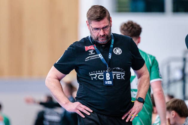 Aaron Ziercke GWD Minden, Coach is disappointed dissatisfied GER, GWD Minden vs TVB Stuttgart, Handball, 1 Bundesliga, Matchday 23, Season 2025 2026, 01 03 2026 GER, GWD Minden vs TVB Stuttgart, Handball, 1 Bundesliga, Matchday 23, Season 2025 2026, 01 03 2026 Minden Copyright: xEibner-Pressefoto JanxRollingerx EP_JSK