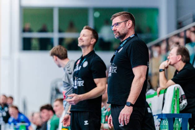Aaron Ziercke GWD Minden, Coach GER, GWD Minden vs TVB Stuttgart, Handball, 1 Bundesliga, Matchday 23, Season 2025 2026, 01 03 2026 GER, GWD Minden vs TVB Stuttgart, Handball, 1 Bundesliga, Matchday 23, Season 2025 2026, 01 03 2026 Minden Copyright: xEibner-Pressefoto JanxRollingerx EP_JSK