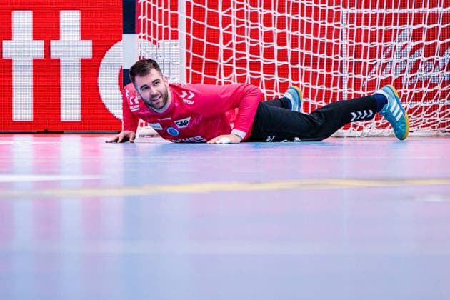 Miljan Vujovic TVB Stuttgart, 16 GER, GWD Minden vs TVB Stuttgart, Handball, 1 Bundesliga, Matchday 23, Season 2025 2026, 01 03 2026 GER, GWD Minden vs TVB Stuttgart, Handball, 1 Bundesliga, Matchday 23, Season 2025 2026, 01 03 2026 Minden Copyright: xEibner-Pressefoto JanxRollingerx EP_JSK