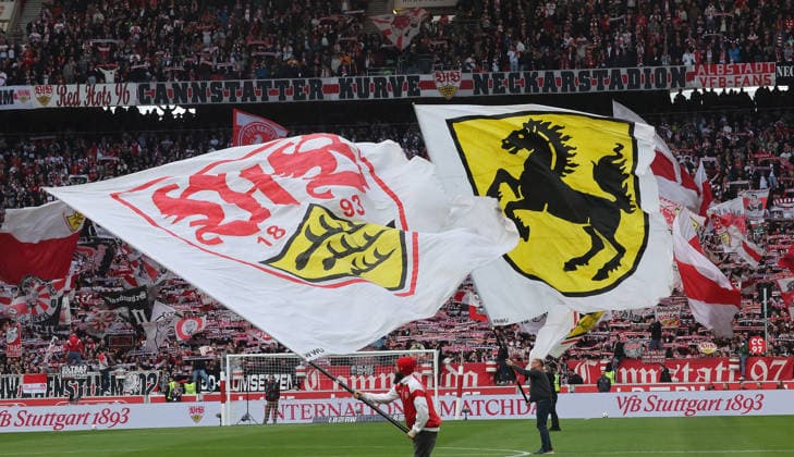 Stuttgart, Soccer Bundesliga, Matchday 20, VfB Stuttgart vs VfL Wolfsburg, Stuttgart fans