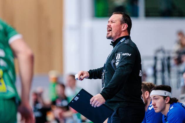 Misha Kaufmann TVB Stuttgart, Coach gestures GER, GWD Minden vs TVB Stuttgart, Handball, 1 Bundesliga, Matchday 23, Season 2025 2026, 01 03 2026 GER, GWD Minden vs TVB Stuttgart, Handball, 1 Bundesliga, Matchday 23, Season 2025 2026, 01 03 2026 Minden Copyright: xEibner-Pressefoto JanxRollingerx EP_JSK