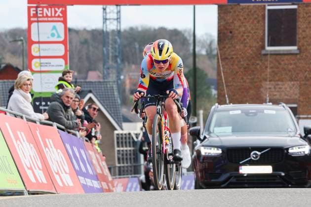 Fenix - Ekoï Omloop van het Hageland AARSCHOT TIELT - WINGE, Belgium 01 03 2026 Rider of Team SD Worx - Protime in action Pictured during the Fenix - Ekoï Omloop van het Hageland on 01 March 2026 ( Picture by Gianni Barbieux Photo News ). Gent Belgium  Copyright: xGiannixBarbieuxx