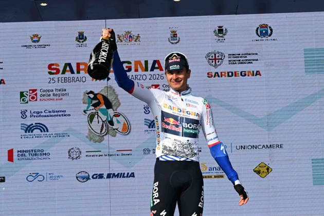 01-03-2026 Giro Di Sardegna; Tappa 05 Nuoro - Olbia; 2026, Red Bull - Bora Hansgrohe Rookies; Donati, Davide; Olbia; 