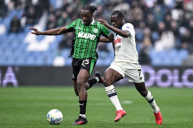Db Reggio Emilia 01 03 2026 - campionato di calcio Serie A Sassuolo-Atalanta foto Daniele Buffa Image nella foto: Woyo Coulibaly-Kamaldeen Sulemana 