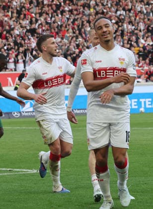 Stuttgart, Soccer Bundesliga, Matchday 20, VfB Stuttgart vs VfL Wolfsburg, Jamie Leweling VfB