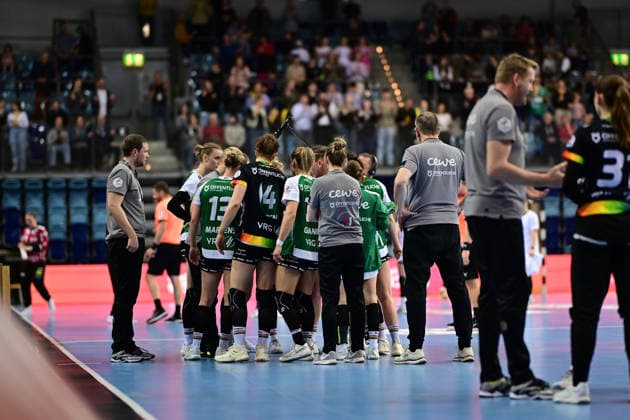 Handball I Women I Season 2025 2026 I 1 HBF I 19 Matchday I VfL Oldenburg FRISCH AUF Göppingen I 01 03 2026 VfL Oldenburg Women together Oldenburg EWE Arena Lower Saxony Germany Copyright: xLobeca FelixxSchlikisx