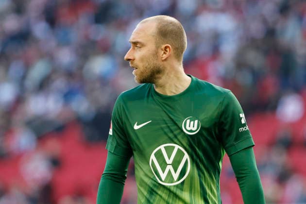Christian Eriksen VfL Wolfsburg, 24 , Germany, Football, 1 Bundesliga, 24 Matchday, 2025 2026, VfB Stuttgart vs VfL Wolfsburg, 01 03 2026, Stuttgart MHP Arena Germany Copyright: xGrantxHubbsx